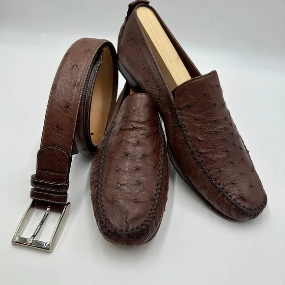 Men’s Leather Loafers and matching belt The Essential Information for Matching Leather Belts with  main image 4